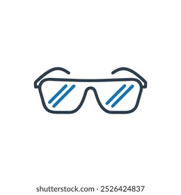 Icono de las gafas de sol, icono de las gafas de sol de las mujeres