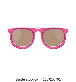 sunglasses iconover white background, vector illustration