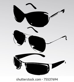 sunglasses isolated