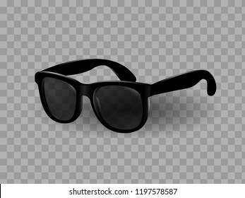 Sunglasses with isolated background
