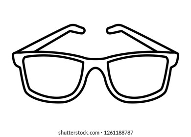 sunglasses isolated icon