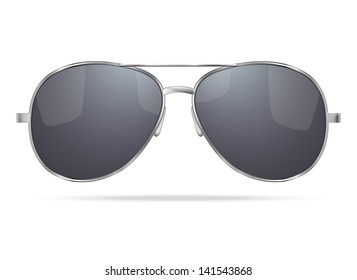 Sunglasses Isolated on white background. Vector illustration