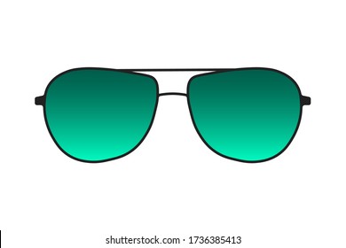 Sunglasses isolated on white background