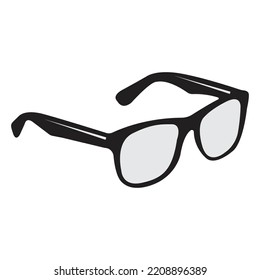 Sunglasses isolated on white background for applying on a portrait. Design element with clipping path