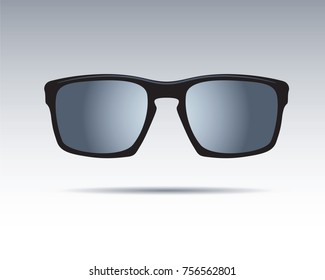 Sunglasses isolated. Vector Icons.