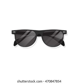 Sunglasses isolated vector illustration