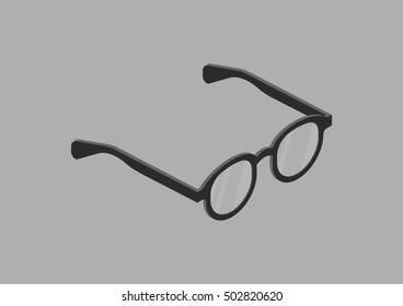 sunglasses isometric vector design