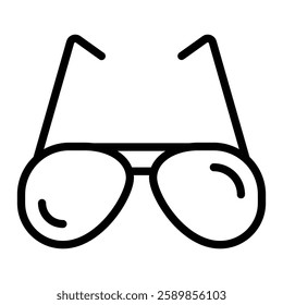 Sunglasses Line Icon Design For Personal And Commercial Use