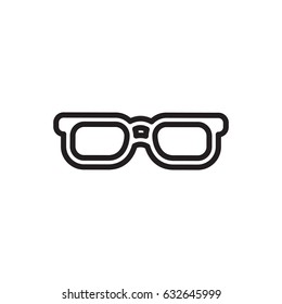 Sunglasses line icon vector