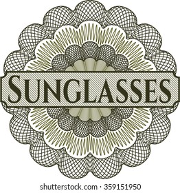 Sunglasses linear rosette