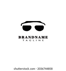 sunglasses logo icon design modern vector illustration