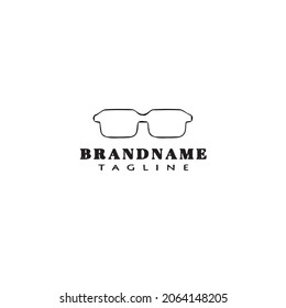 diseño de icono de gafas de sol vectores negro moderno