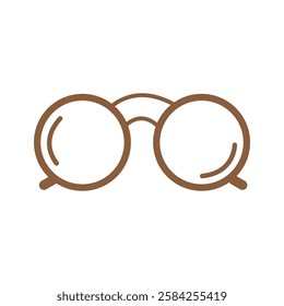 Sunglasses logo icon illustration flat