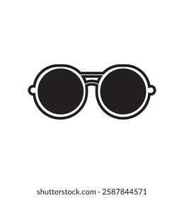 Sunglasses logo icon illustration flat