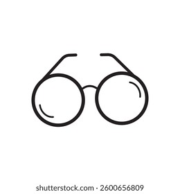 sunglasses logo icon illustration flat