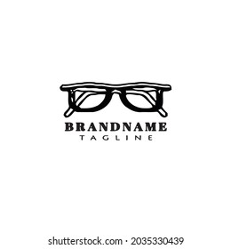 sunglasses logo icon template modern vector illustration