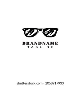 Sunglasses Logo Icon Template Modern Vector Illustration