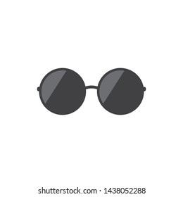 sunglasses logo icon. vector illustration design template.