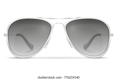 sunglasses for men in metal frames stock vector illustration isolated on white background