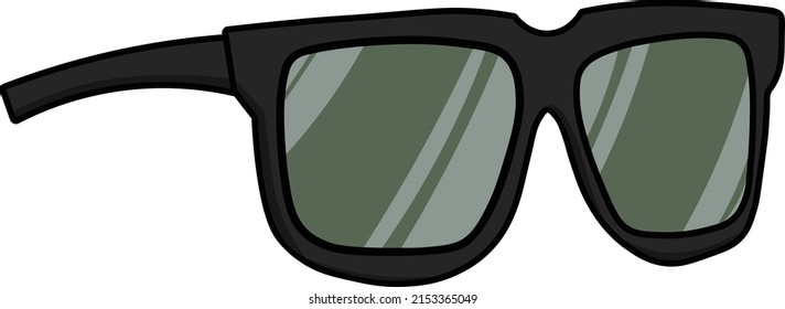 Sunglasses. NFTs eyes traits variation for any character. Accessories  parts drawing illustration. Which can be used as accessories, traits, assets, could be placed on any face character.