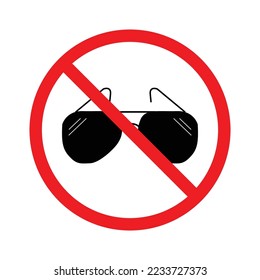 Sunglasses, no sunglasses, isolated sunglasses