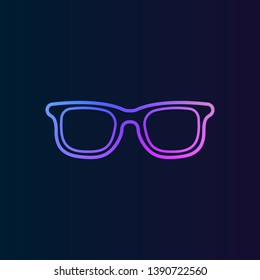 Sunglasses nolan icon. Simple thin line, outline vector of Summer icons for UI and UX, website or mobile application