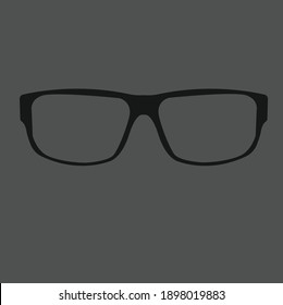 sunglasses on gray color background