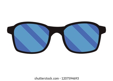 Sunglasses pop art cartoon