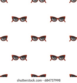 sunglasses for protection from the sun.Summer rest single icon in cartoon style vector symbol stock illustration.