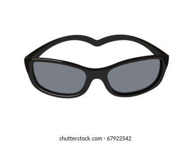 Sunglasses put in the form of lips.