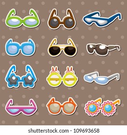 Sunglasses set stickers