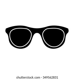 sunglasses sign icon. glasses button.