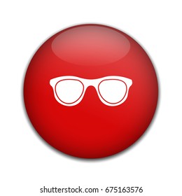 sunglasses sign icon. glasses button.