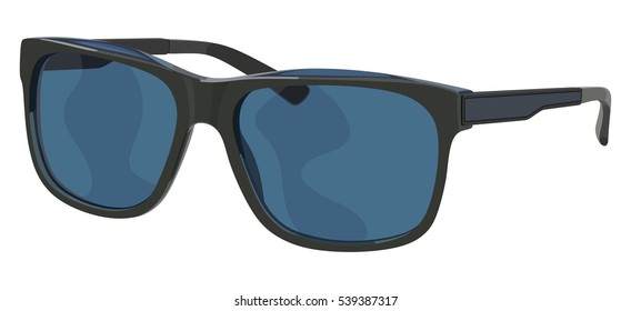 Sunglasses sports on a white background