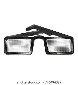 sunglasses with square frame icon image