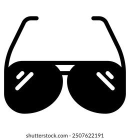 Sunglasses Summer holiday icon illustration