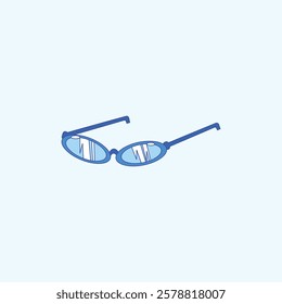 Sunglasses Summer Illustration for design needs, Landing Pages, Animation, Apps, Presentations, Content Creator and other Promotions
