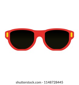sunglasses summer isolated icon