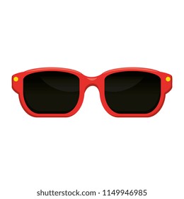 sunglasses summer isolated icon