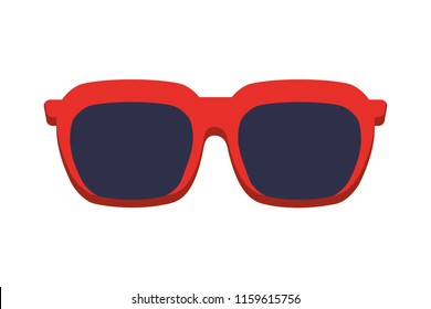 sunglasses summer isolated icon