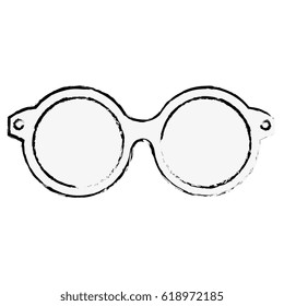 sunglasses summer isolated icon