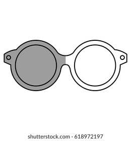 sunglasses summer isolated icon