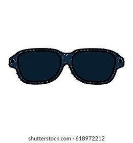sunglasses summer isolated icon
