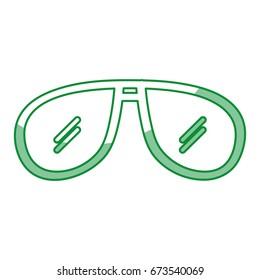 sunglasses summer isolated icon
