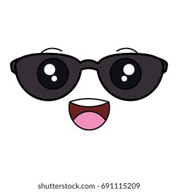 sunglasses summer isolated icon