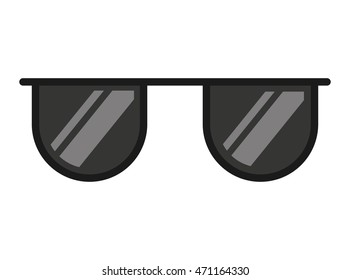 sunglasses summer isolated icon vector illustration design