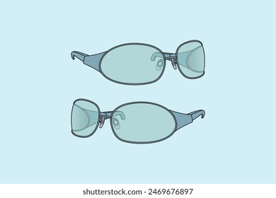 Sunglasses or sun glasses are a form of protective eyewear designed primarily to prevent bright sunlight and high-energy visible light from damaging.