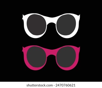 sunglasses sun shades lens goggles for his and her vector monogram abstract 