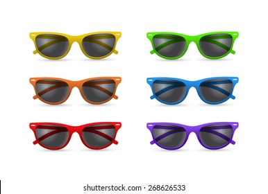 sunglasses unisex vector illustration