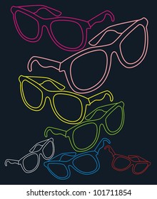 sunglasses vector